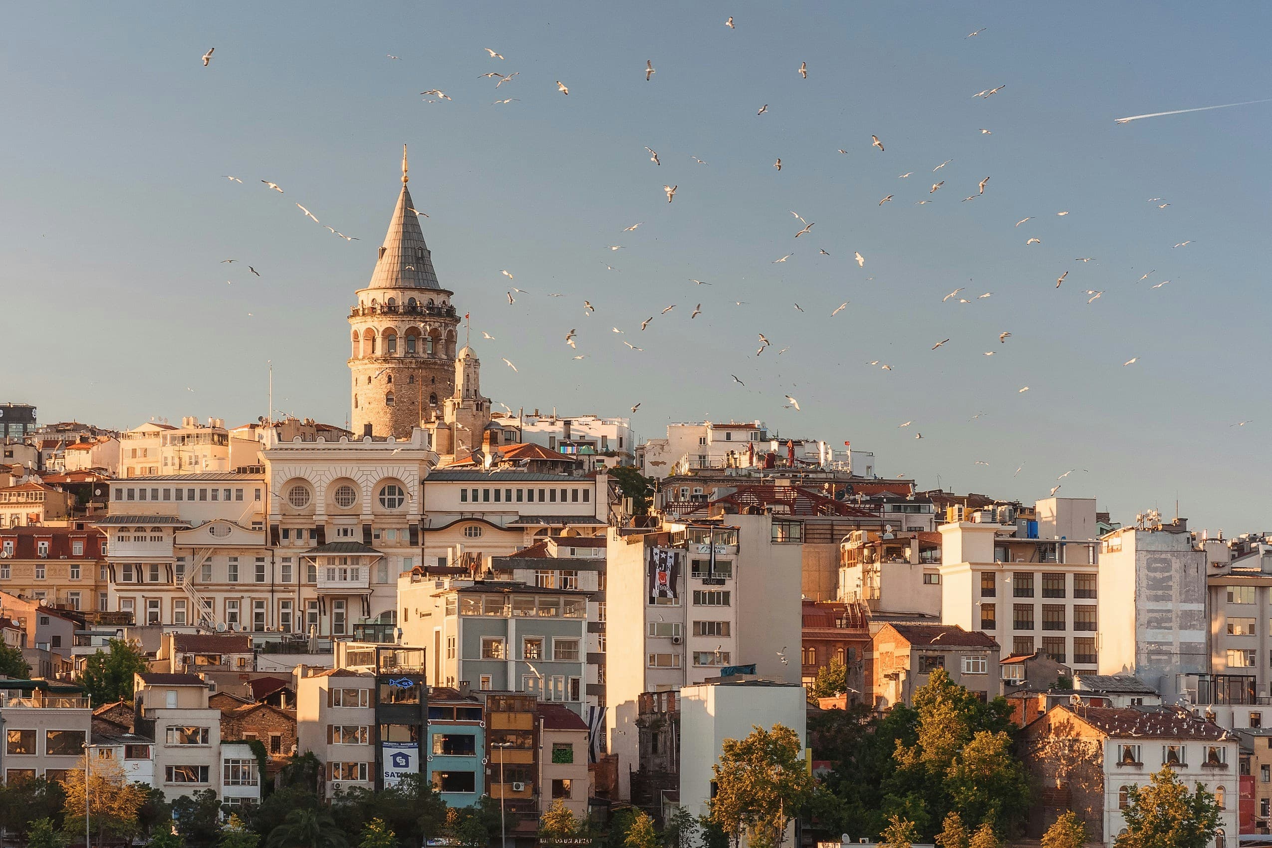 Istanbul skyline with Galata Tower